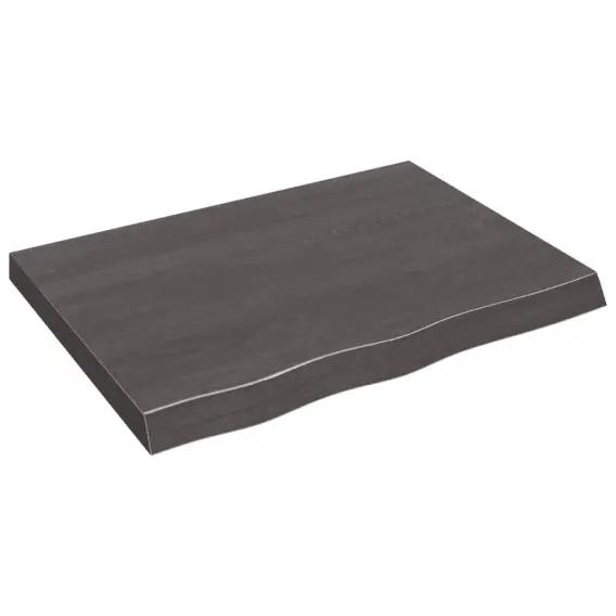 Wyprzedaż Półka, ciemnoszara, 80x60x6 cm, wykończone lite drewno dębowe Lumarko! - Hurtownia wielobranżowa Lumarko